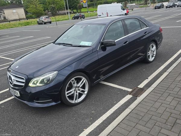 Mercedes-Benz E-Class Saloon, Diesel Hybrid, 2015, Blue