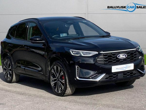 Ford Kuga SUV, Petrol Plug-in Hybrid, 2025, Black