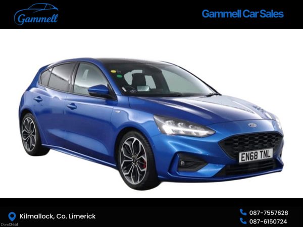 Ford Focus Hatchback, Diesel, 2018, Blue