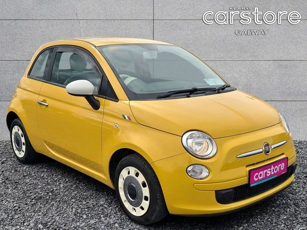 Fiat 500 Hatchback, Petrol, 2015, Yellow