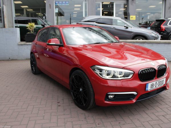 BMW 1-Series Hatchback, Diesel, 2018, Red
