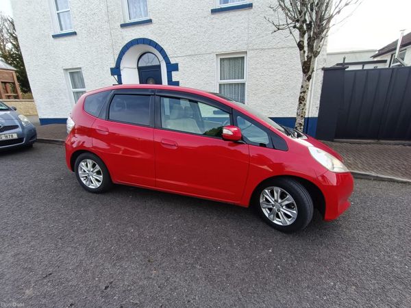 Honda Fit Hatchback, Petrol Hybrid, 2012, Red