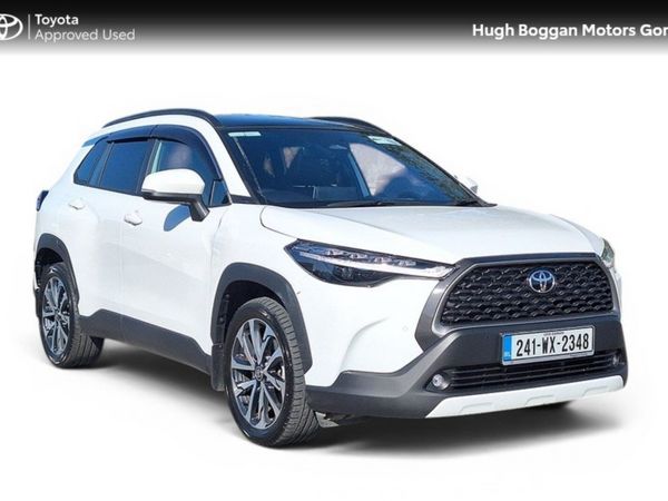 Toyota Corolla Cross SUV, Petrol Hybrid, 2024, White