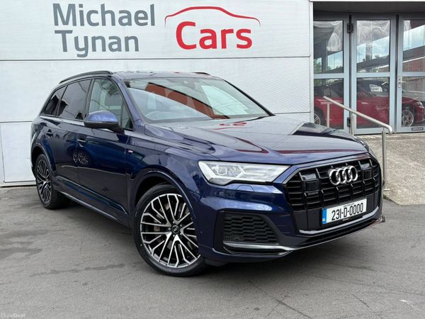 Audi Q7 SUV, Petrol Plug-in Hybrid, 2023, Blue
