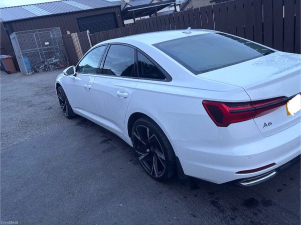Audi A6 Saloon, Diesel Hybrid, 2018, White