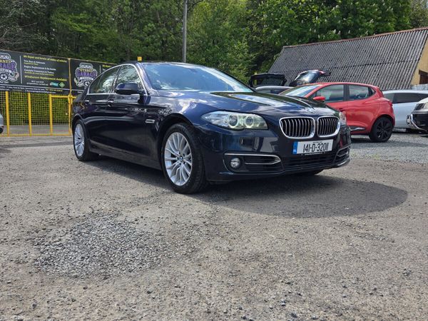 BMW 5-Series Saloon, Diesel, 2014, Blue