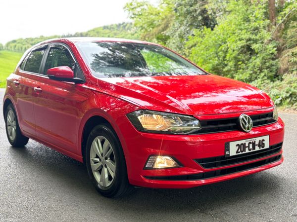 Volkswagen Polo Hatchback, Petrol, 2020, Red