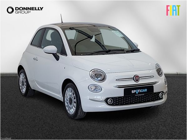 Fiat 500 Hatchback, Petrol, 2024, White