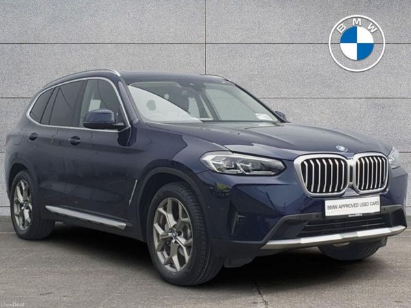 BMW X3 SUV, Petrol Plug-in Hybrid, 2024, Blue