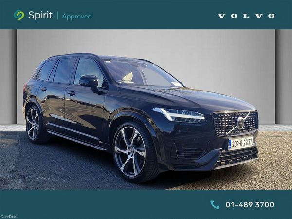 Volvo XC90 SUV, Petrol Plug-in Hybrid, 2020, Black