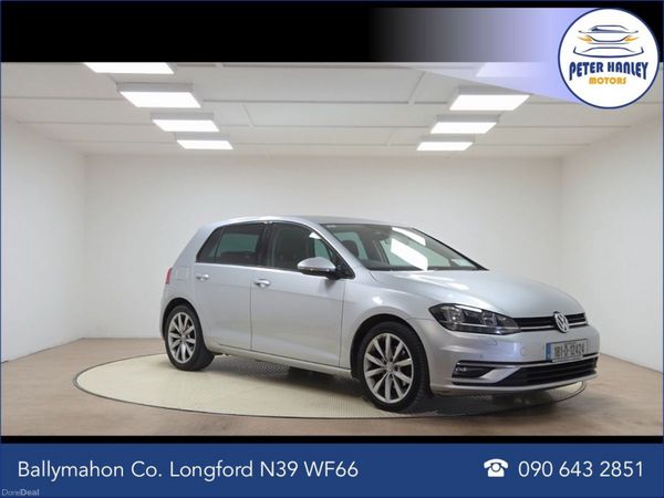 Volkswagen Golf Hatchback, Diesel, 2018, Silver