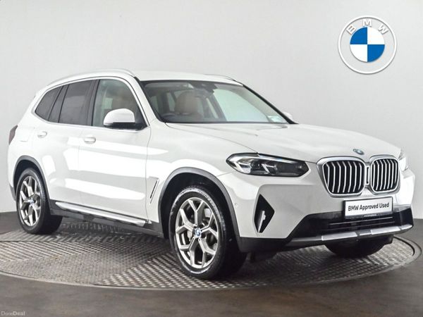 BMW X3 SUV, Petrol Plug-in Hybrid, 2024, White