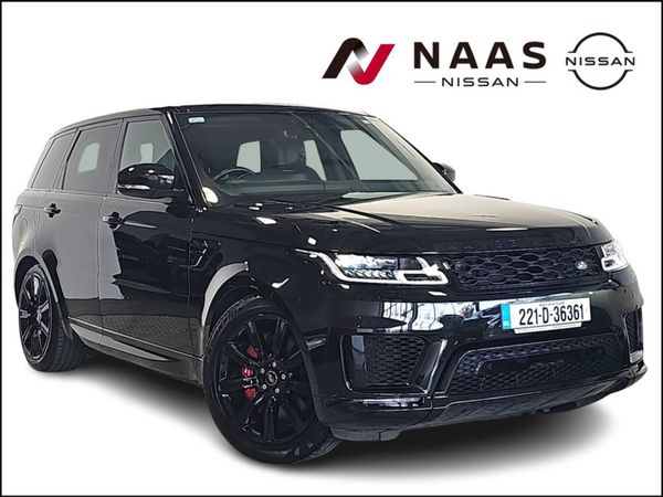 Land Rover Range Rover Sport Estate, Petrol Plug-in Hybrid, 2022, Black