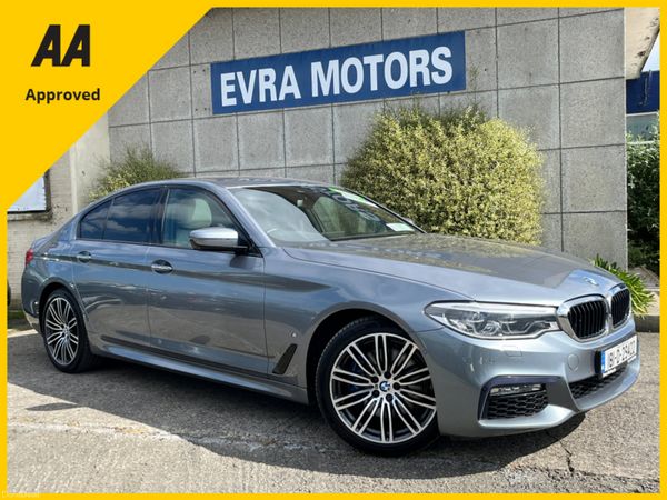 BMW 5-Series Saloon, Petrol Plug-in Hybrid, 2018, Grey