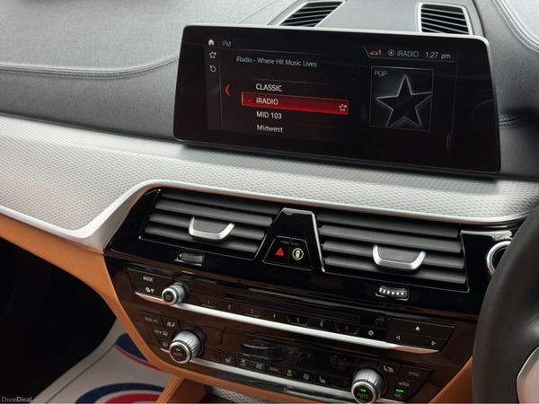 BMW 5-Series Saloon, Petrol Hybrid, 2019, Blue