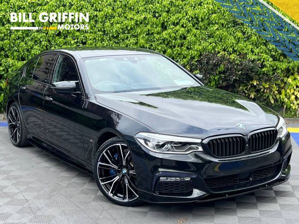 BMW 5-Series Saloon, Petrol Plug-in Hybrid, 2018, Black