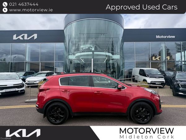 Kia Sportage MPV, Diesel Hybrid, 2021, Red