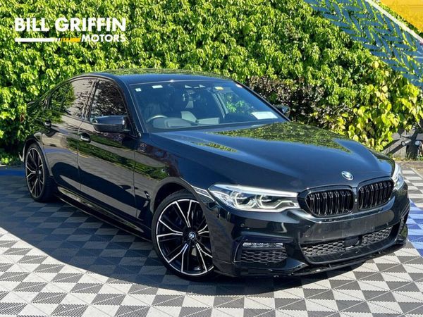 BMW 5-Series Saloon, Petrol Plug-in Hybrid, 2019, Black