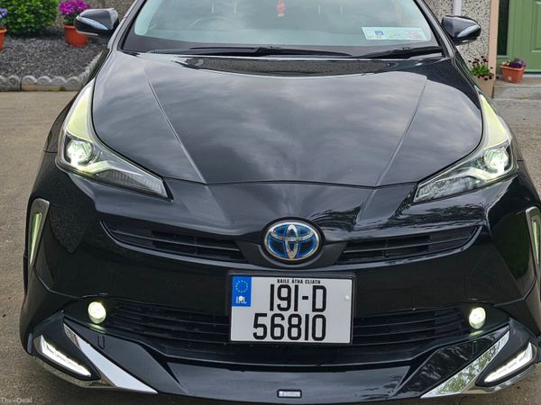 Toyota Prius Hatchback, Petrol Hybrid, 2019, Black