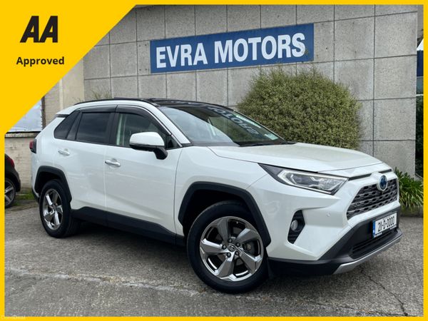Toyota RAV4 SUV, Petrol Hybrid, 2021, White