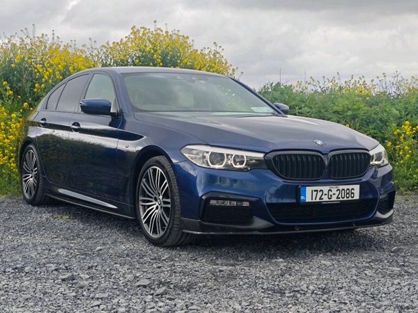 BMW 5-Series Saloon, Diesel, 2017, Blue