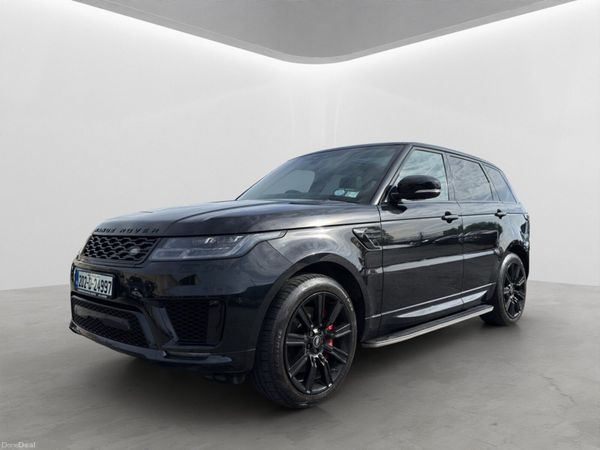 Land Rover Range Rover Sport SUV, Petrol Plug-in Hybrid, 2020, Black