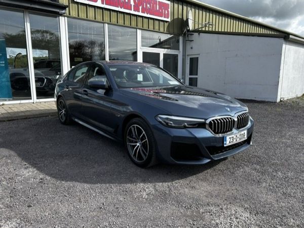 BMW 5-Series Saloon, Petrol Plug-in Hybrid, 2023, Blue