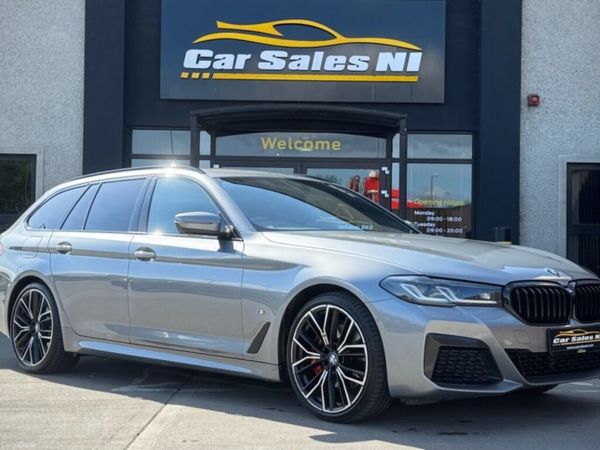 BMW 5-Series Estate, Diesel Hybrid, 2023, Grey