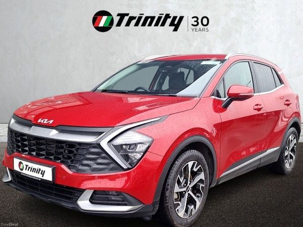 Kia Sportage SUV, Diesel Hybrid, 2024, Red