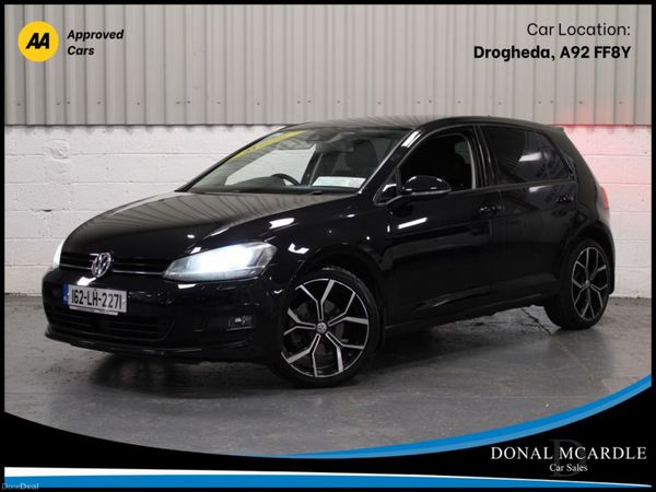 Volkswagen Golf Hatchback, Petrol, 2016, Black