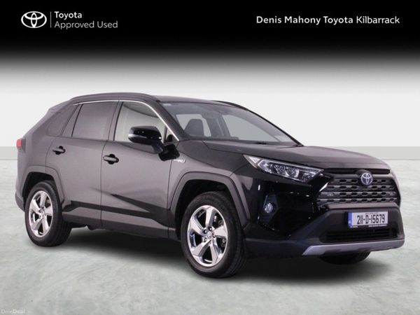 Toyota RAV4 SUV, Petrol Hybrid, 2021, Black