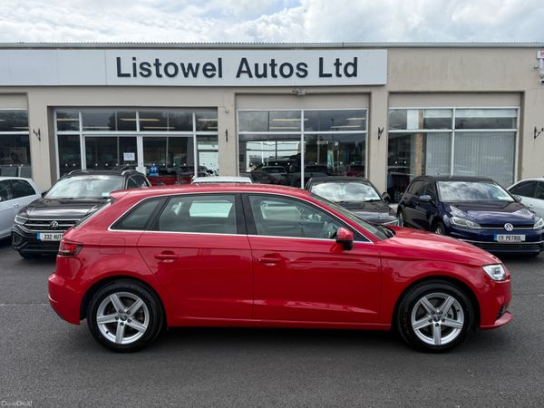 Audi A3 Hatchback, Petrol, 2019, Red
