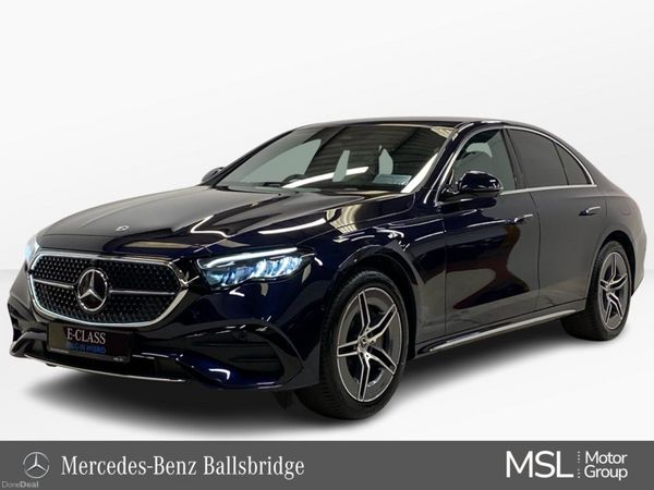 Mercedes-Benz E-Class Saloon, Petrol Plug-in Hybrid, 2026, Blue