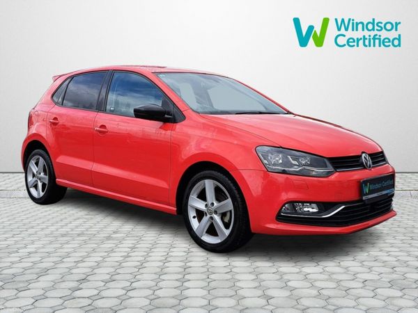 Volkswagen Polo Hatchback, Petrol, 2019, Red