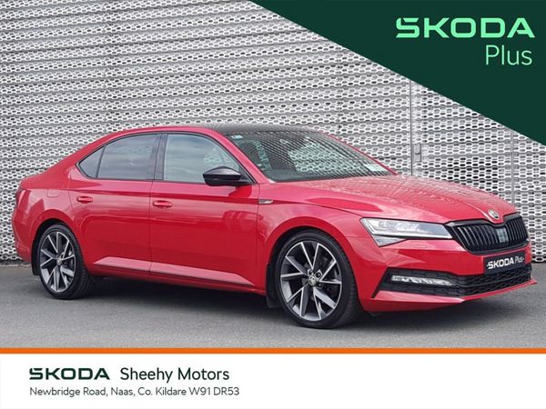 Skoda Superb Saloon, Diesel, 2021, Red