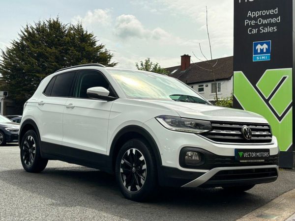 Volkswagen T-Cross SUV, Petrol, 2021, White