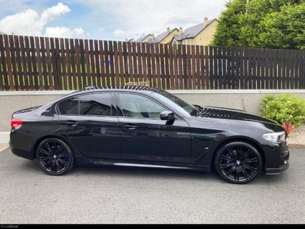 BMW 5-Series Saloon, Petrol Plug-in Hybrid, 2017, Black