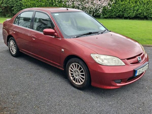 Honda Civic Saloon, Petrol Hybrid, 2005, Silver