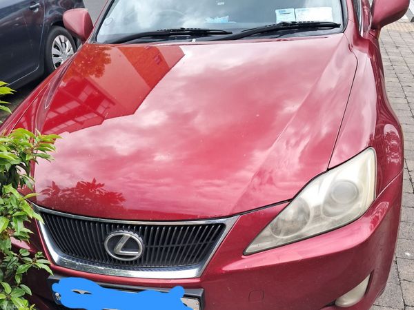 Lexus IS Saloon, Diesel, 2008, Red