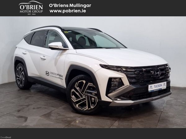 Hyundai Tucson SUV, Petrol Plug-in Hybrid, 2025, White
