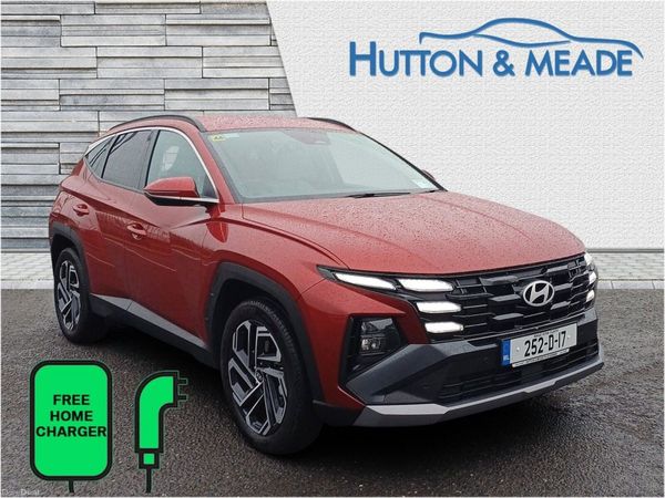 Hyundai Tucson SUV, Petrol Plug-in Hybrid, 2025, Red