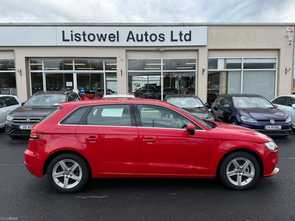 Audi A3 Hatchback, Petrol, 2017, Red