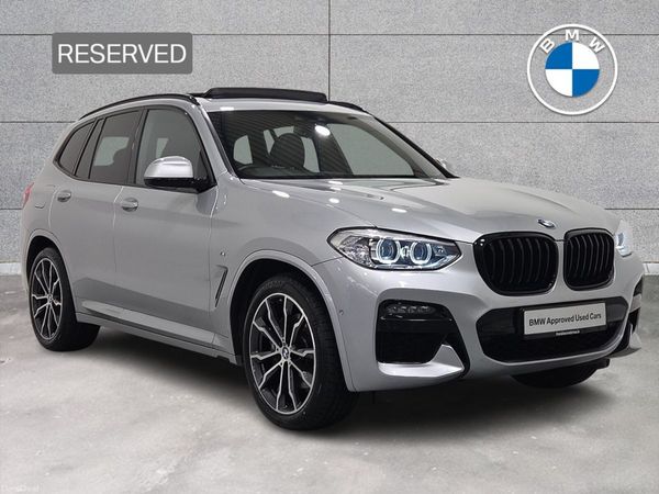 BMW X3 SUV, Diesel Hybrid, 2021, Silver