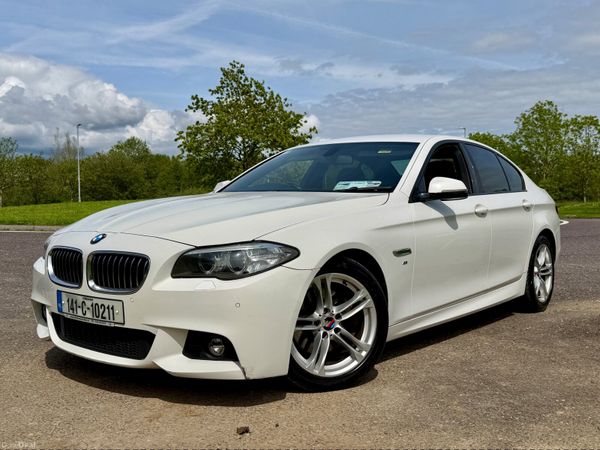 BMW 5-Series Saloon, Diesel, 2014, White
