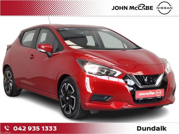 Nissan Micra Hatchback, Petrol, 2022, Red