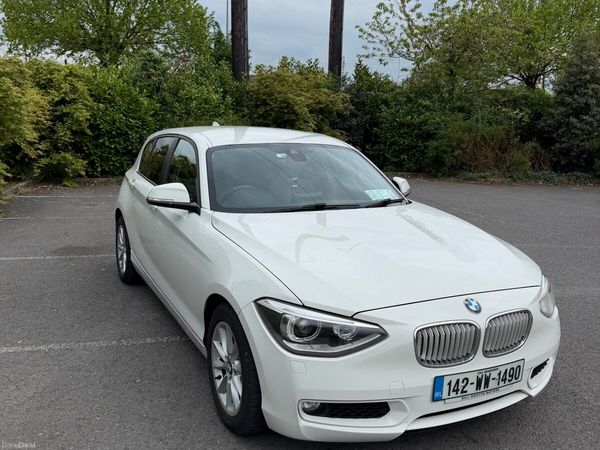 BMW 1-Series Hatchback, Petrol, 2014, White
