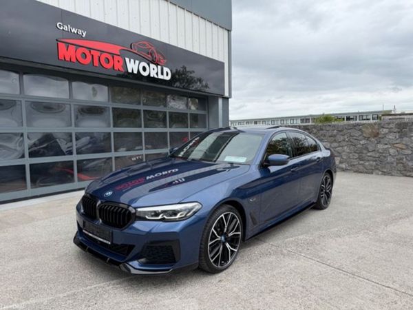 BMW 5-Series Saloon, Petrol Plug-in Hybrid, 2023, Blue