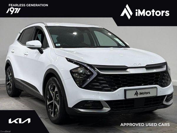Kia Sportage SUV, Diesel Hybrid, 2022, White