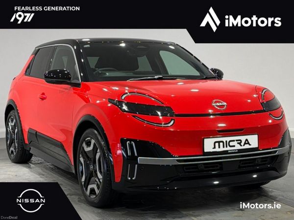 Nissan Micra Hatchback, Electric, 2026, Red