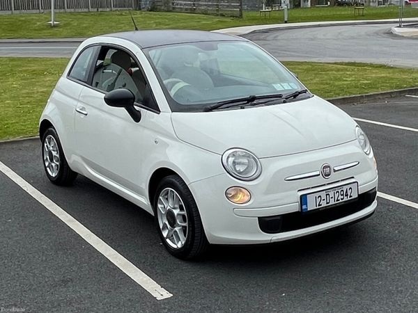 Fiat 500 Hatchback, Petrol, 2012, White